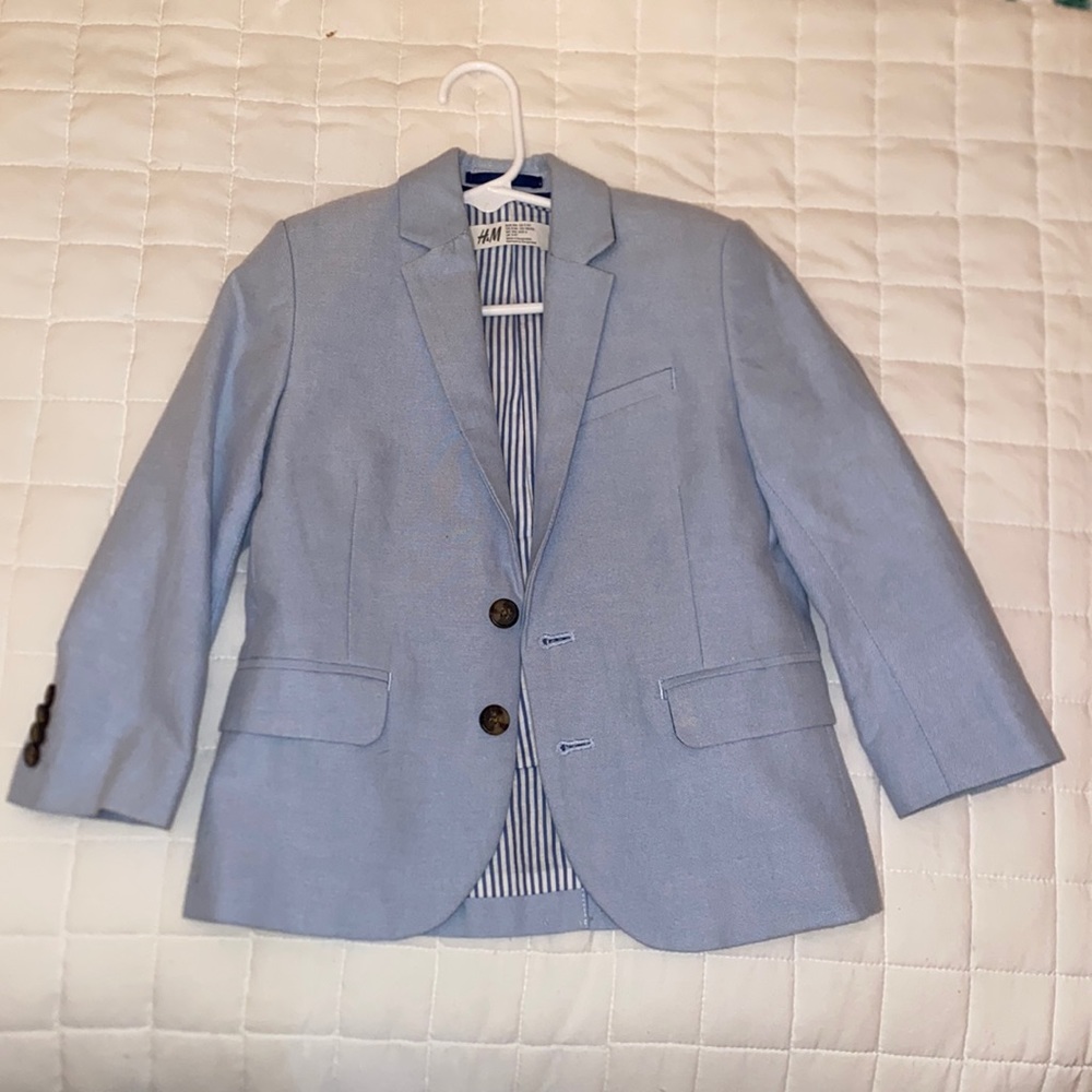 H &M boys light blue jacket